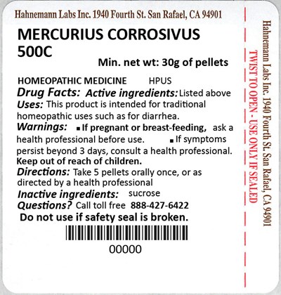 Mercurius Corrosivus 500C 30g.jpg Mercurius Corrosivus 500C 30g - Mercurius Corrosivus 500C 30g